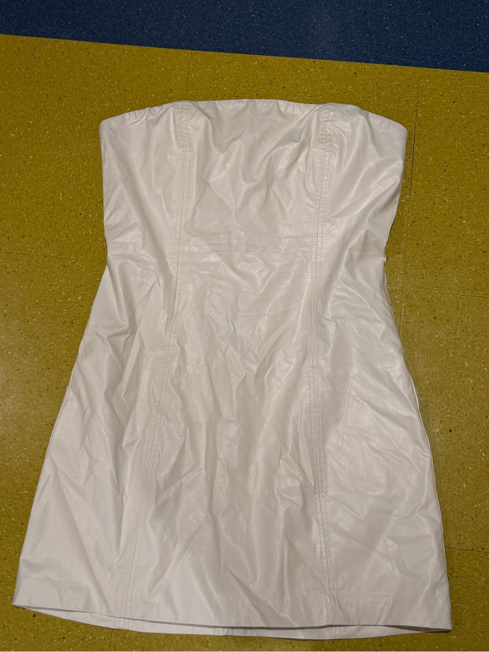 Cotton Candy LA Strapless White Mini Dress (size M)